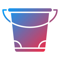 Vector Design Sand Bucket Icon Style