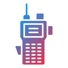 Vector Design Walkie Talkie Icon Style