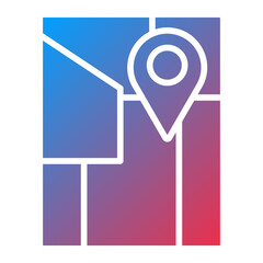 Vector Design GPS Icon Style