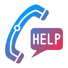 Vector Design Help Icon Style