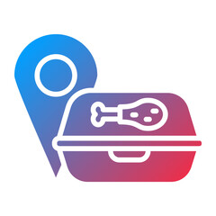Vector Design Delivery Location Icon Style