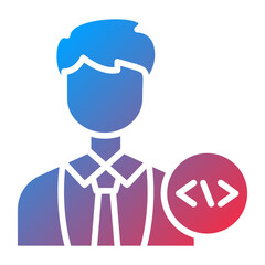 Obraz premium Vector Design Programmer Icon Style