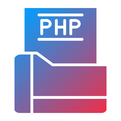 Vector Design Php File Icon Style