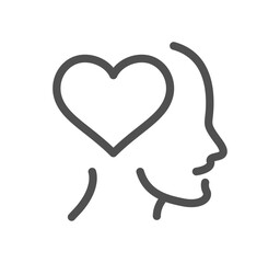 Core values as trust related icon outline and linear vector.