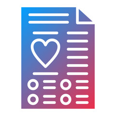 Vector Design Wishlist Icon Style