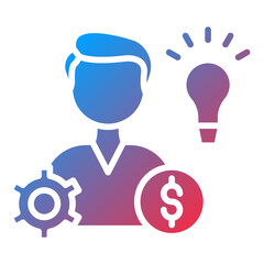 Vector Design Entrepreneurship Icon Style
