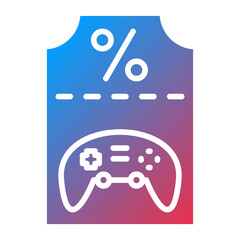 Vector Design Discount Coupon Icon Style