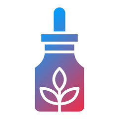 Fototapeta premium Vector Design Cbd E Liquid Icon Style