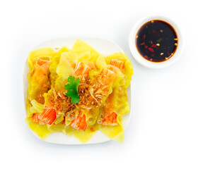 Dumplings Pork patty and Crab Stick