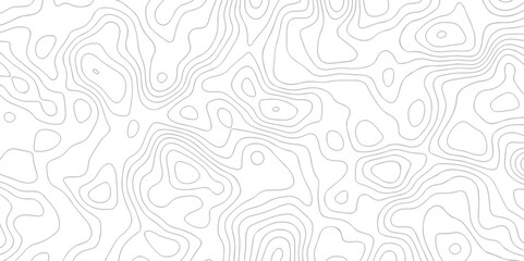Fototapeta premium Black and white background, Abstract topographic contours map background . Abstract white pattern topography vector background . The topographic map contour in lines and contours isolated transparent.