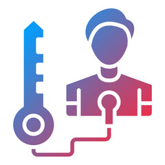 Vector Design Key Person Icon Style