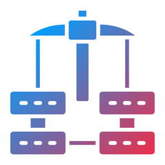 Vector Design Data Mining Icon Style