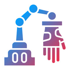 Vector Design Robot Hand Icon Style
