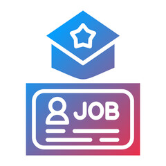 Vector Design Internship Icon Style