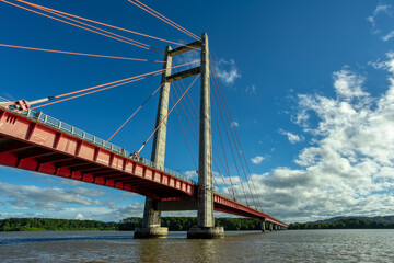 View of the Bridge Puente de la amistad Taiwan in Costa Rica