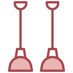 Naklejka premium kitchen light filled outline icon,linear,outline,graphic,illustration