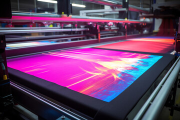 Technology ink business design print graphic printer industrial equipment machine - obrazy, fototapety, plakaty