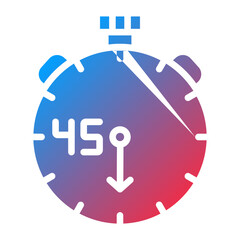 Half Time Icon Style