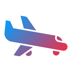 Domestic Flight Icon Style