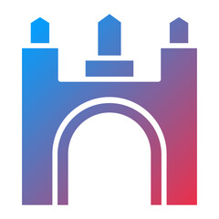 Dubai Gate Icon Style