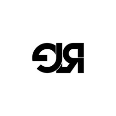 elr typography letter monogram logo design
