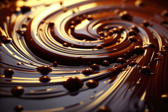 Chocolate swirl: a delicious dessert delight