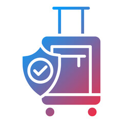 Travel Insurance Icon Style