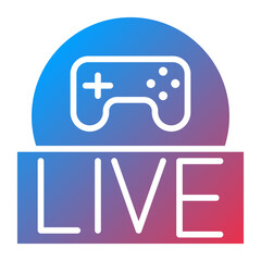 Live Gaming Icon Style