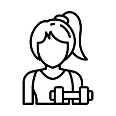 Trainer icon in vector. Illustration