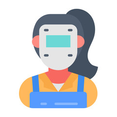 Welder icon in vector. Illustration