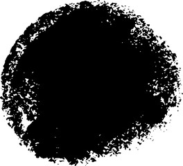 Abstract grunge texture shape, brush stroke, vector distressed texture.