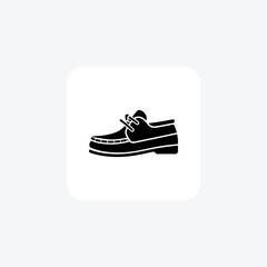 Chukka Moccasin Boots Shoes and footwear line  Icon set isolated on white background line vector illustration Pixel perfect


