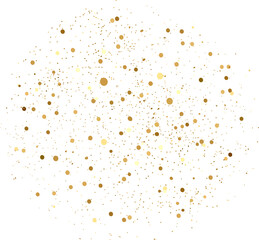 Gold Glitter shiny swirl