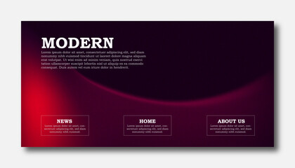 Abstract color gradient modern blurred background and film grain texture template with an elegant