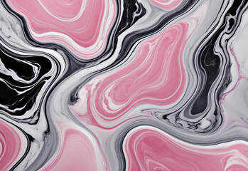 Pink gray marble background. Gray pink marble background with stains. Generative AI