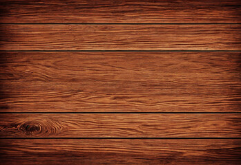 Wooden background. Brown wooden boards. Wood texture close-up. Generative AI