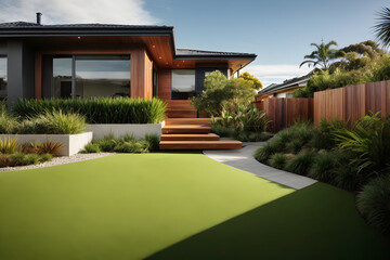 Fototapeta premium A modern Australian home design 