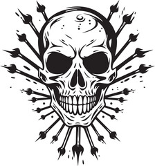 Halloween concept vector illustration Day of Dead skeleton isolated on white background 