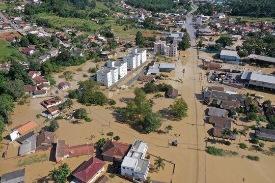 Enchente Rio do Sul, SC - Maio de 2022 - Barragem