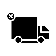 Comerce Truck Shop Icon Solid
