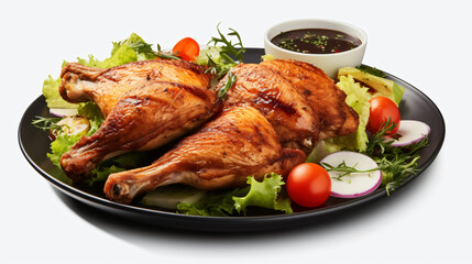 Plate of Grilled Chicken