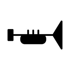Instrument Music Trumpet Solid Icon
