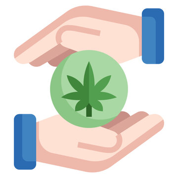 cannabis support filled outline icon,linear,outline,graphic,illustration