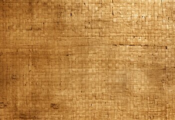 Gold weaved texture with irregular structures, details. Flat wicker basket weave texture background for luxury backdrop, card, banner.