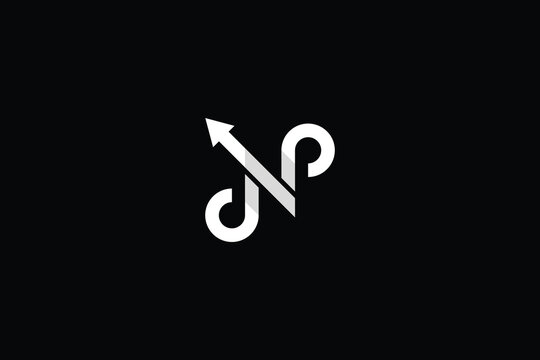 letter dNp Arrow Logo