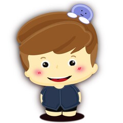 cartoon child