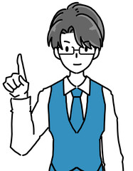 男性　ビジネス　ポイント