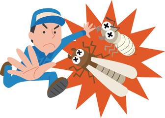 白アリを退治する駆除業者