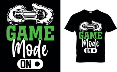 Game Inspired T-shirt. Game t-shirt Design retro, vector, controlled.