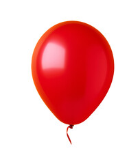 Red Rubber Balloon. Party, Birthday, Celebration. 